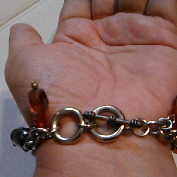 Nwot Multi Colored Crystal Bracelet - Picture 6 of 8